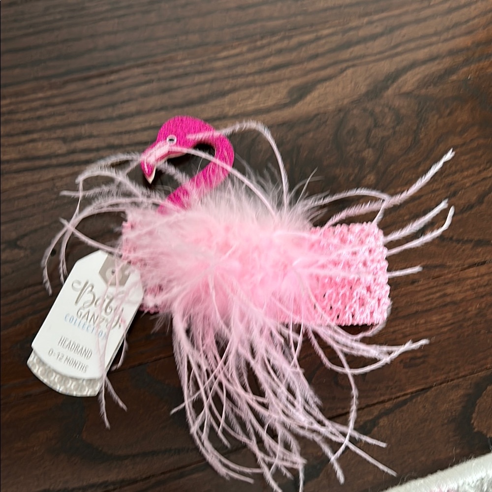 NWT Infant flamingo headband